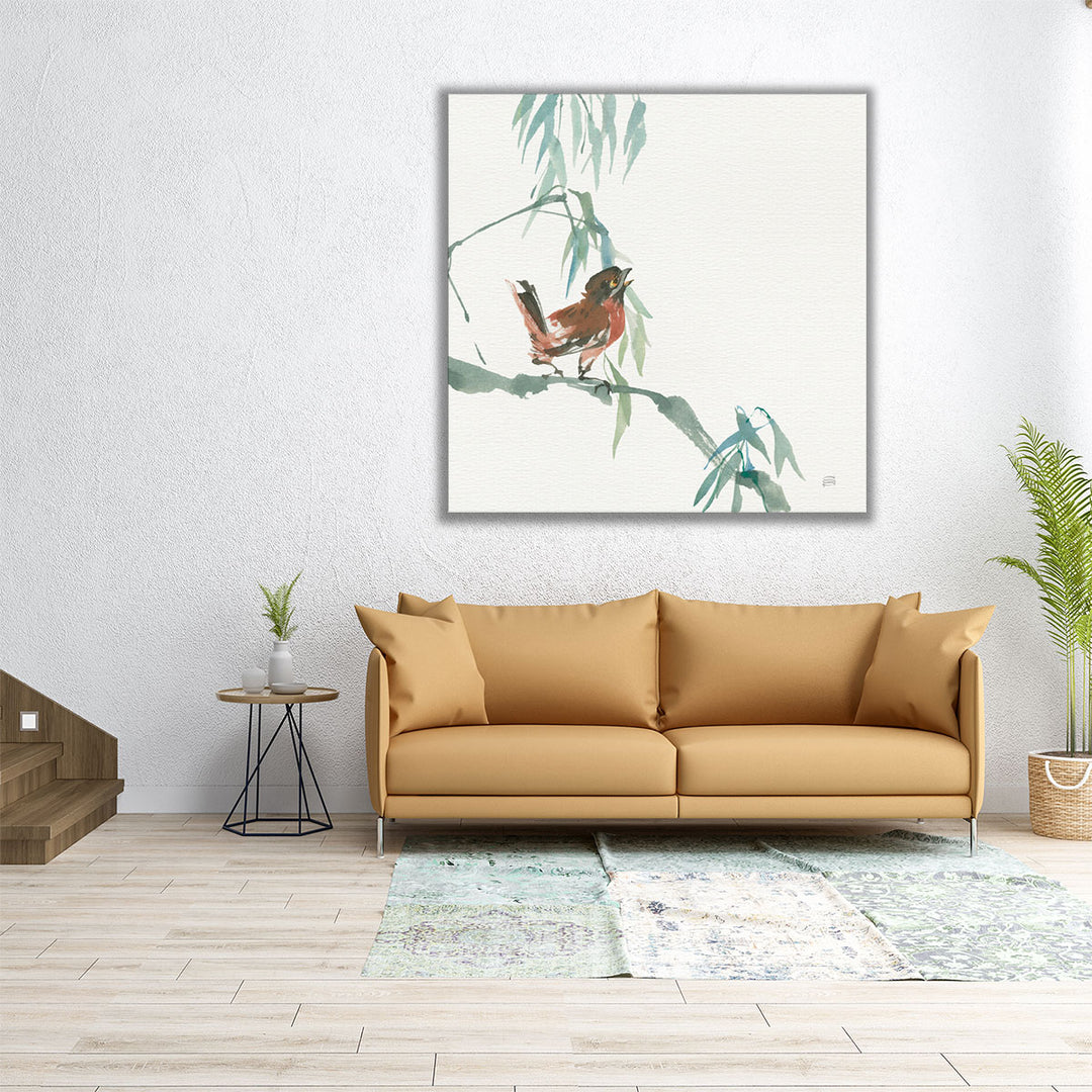 Russet Sparrow - Canvas Print Wall Art