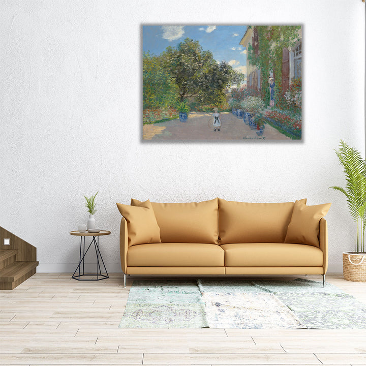 The Artist's House at Argenteuil, 1873 - Canvas Print Wall Art