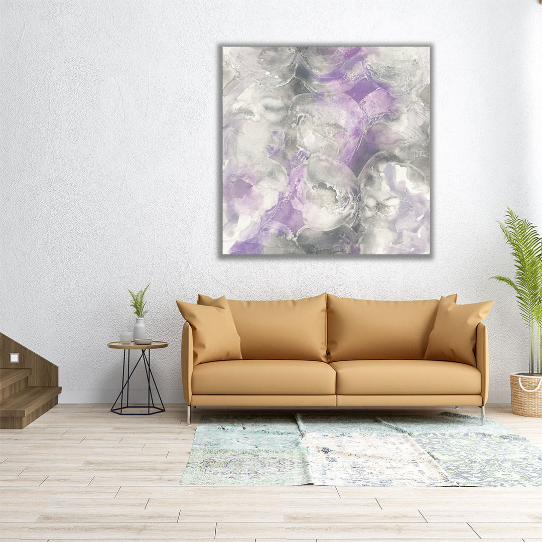 Amethyst Circles I - Canvas Print Wall Art