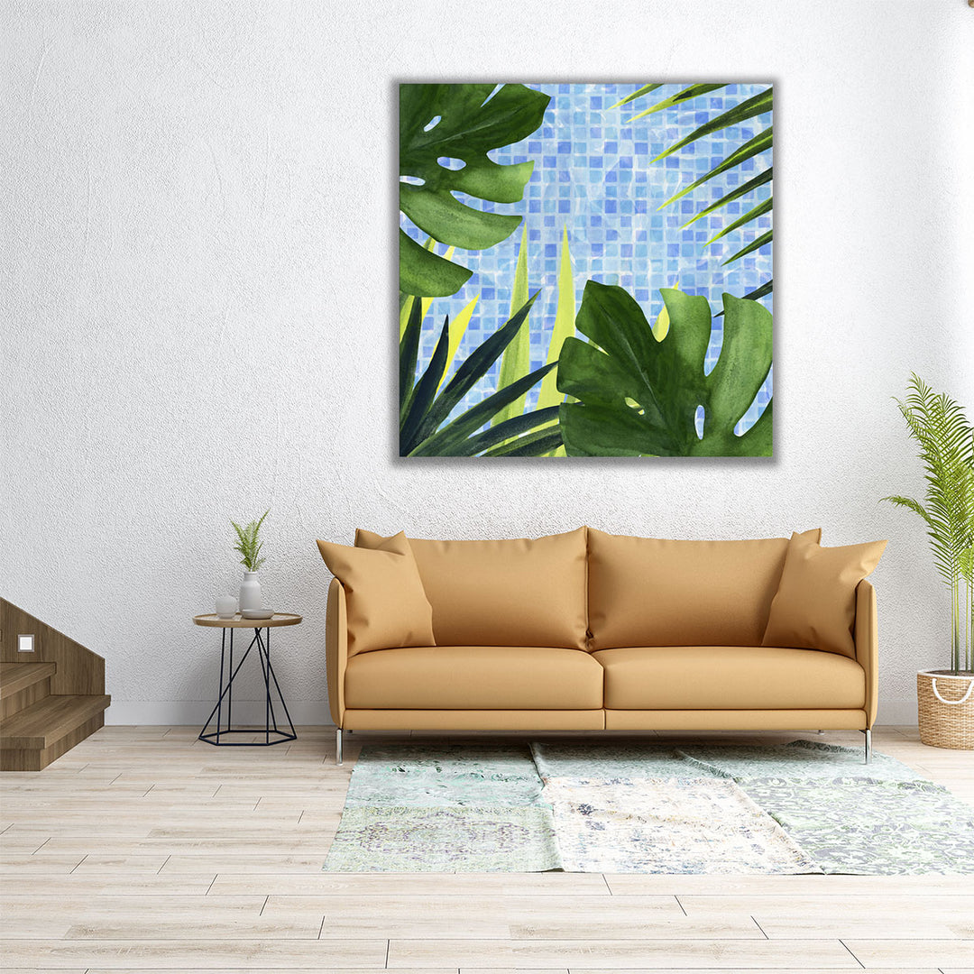 Poolside Shade I - Canvas Print Wall Art