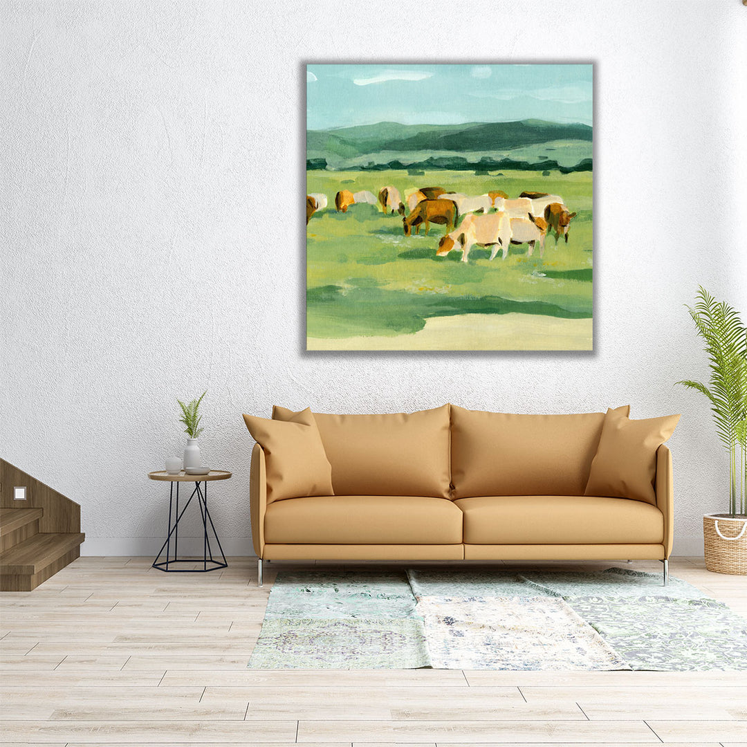 Rural Fields I - Canvas Print Wall Art