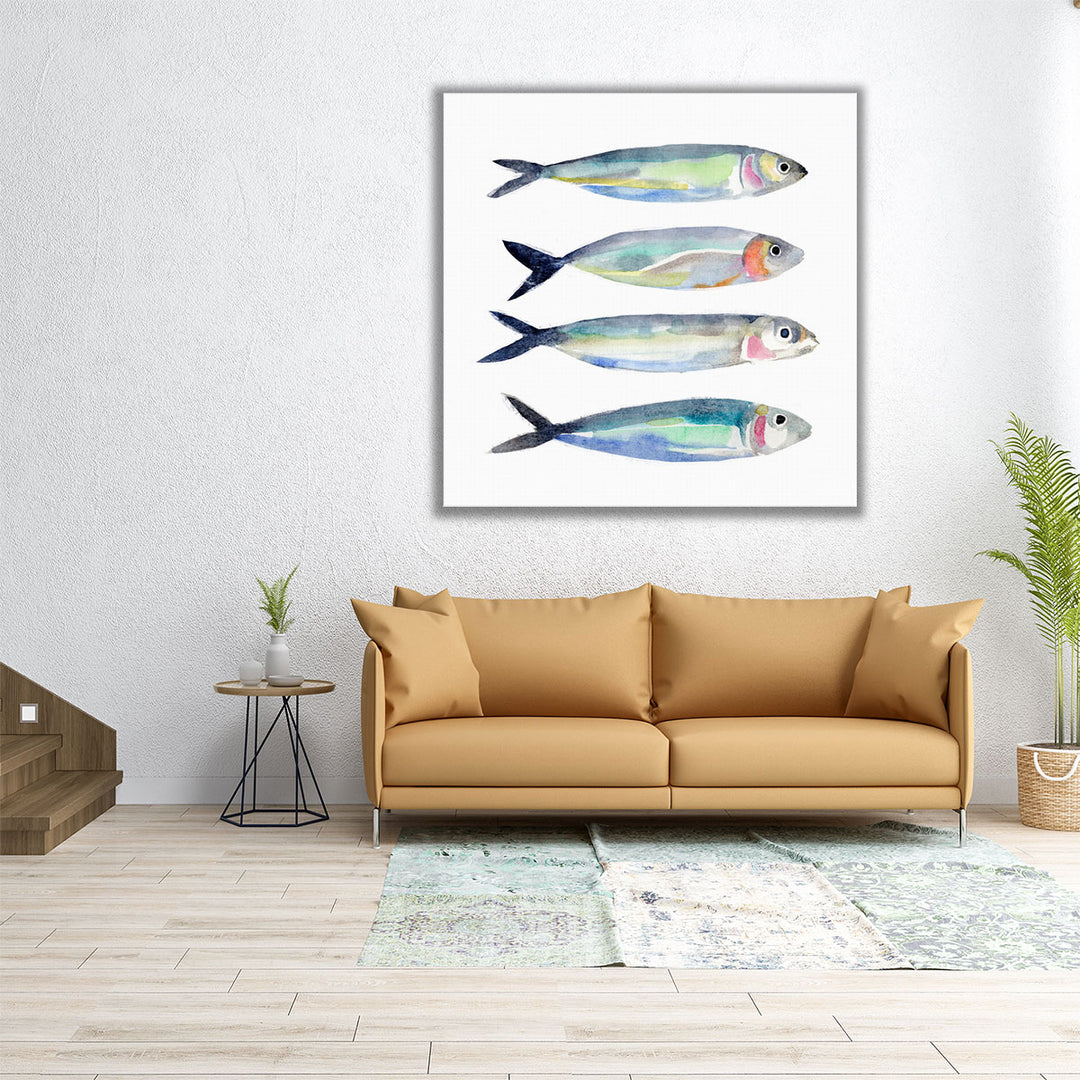 Sardine Team I - Canvas Print Wall Art