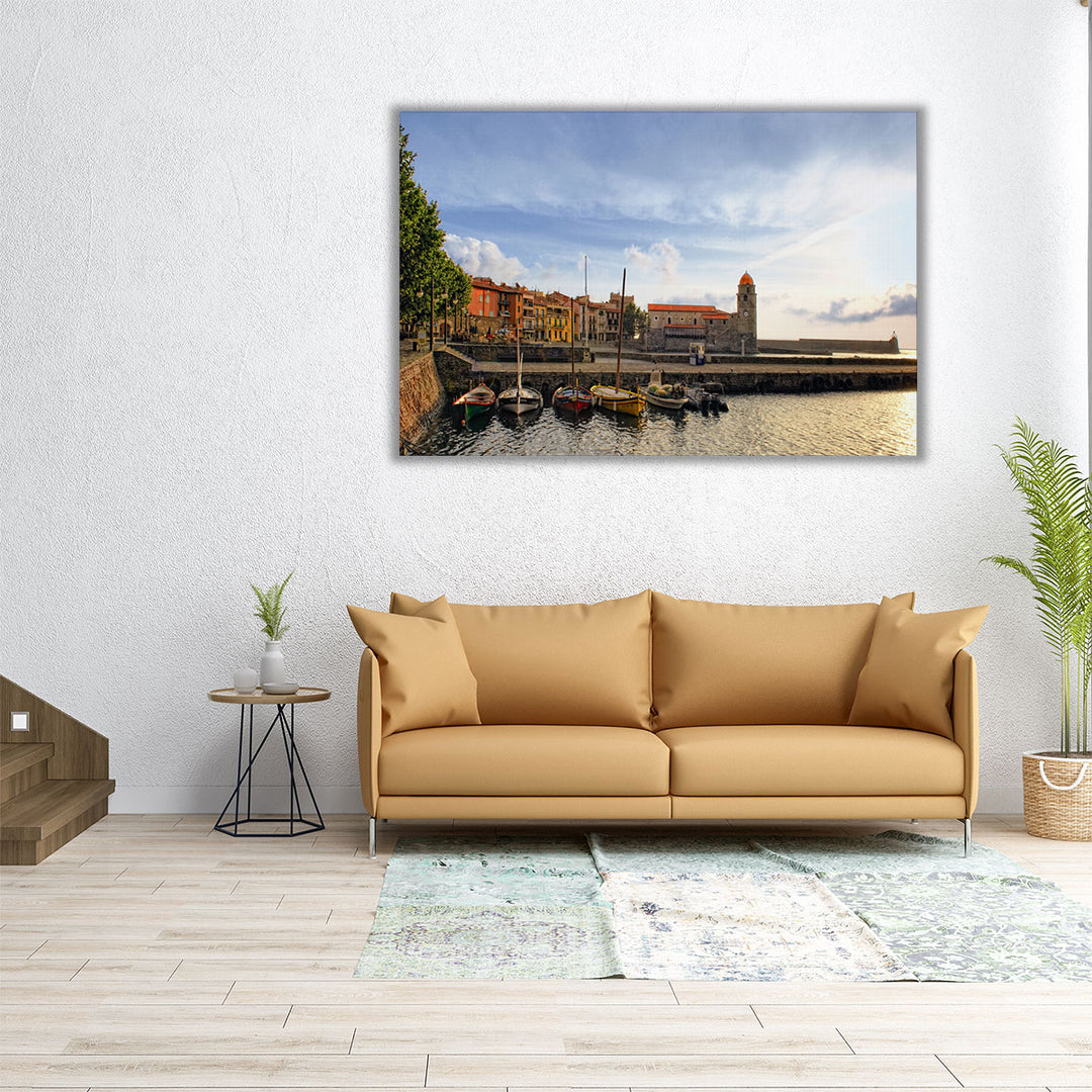 Castle On The Coast - Canvas Print Wall Art