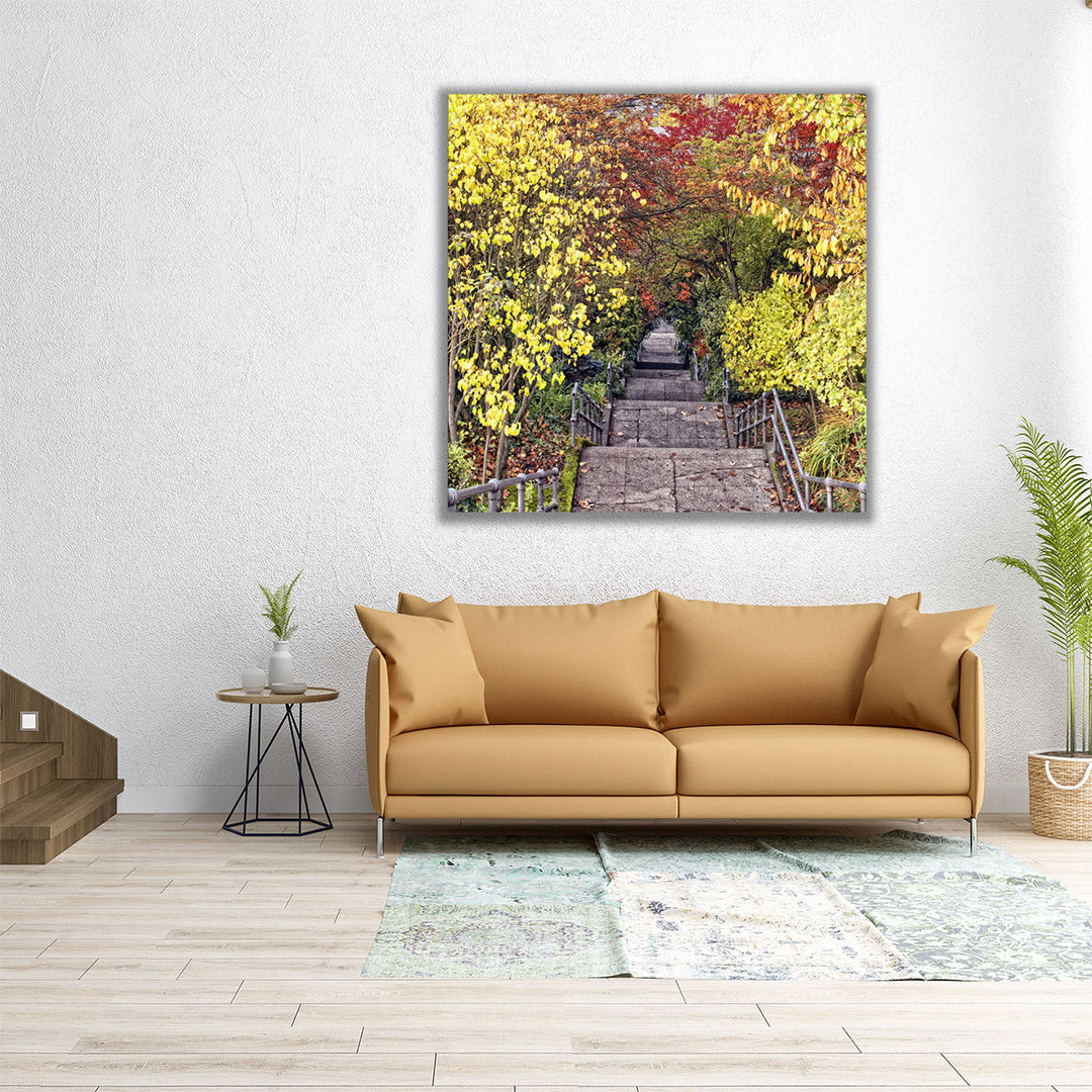 Autumn Tunnel - Canvas Print Wall Art