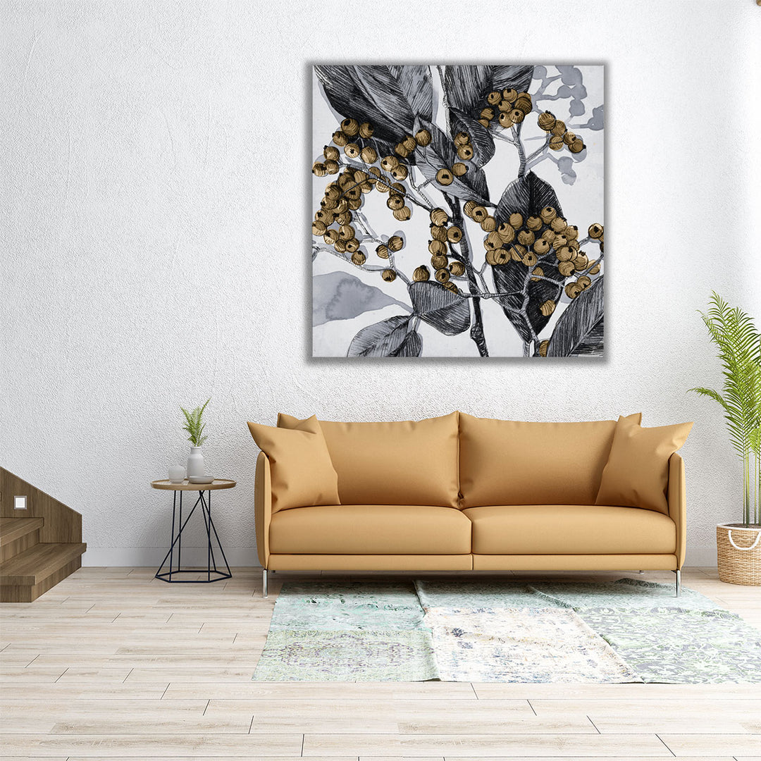 Holly Shadow II - Canvas Print Wall Art