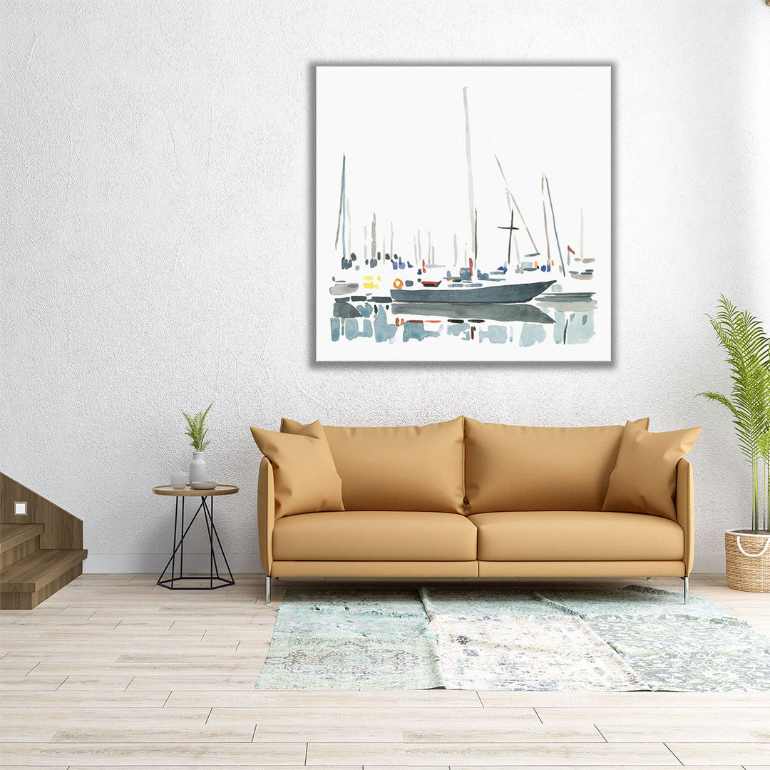 Sailboat Scenery I - Canvas Print Wall Art