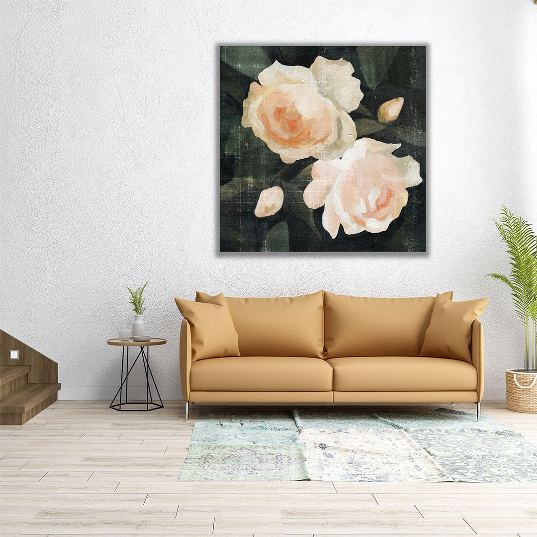 Soft Garden Roses I - Canvas Print Wall Art