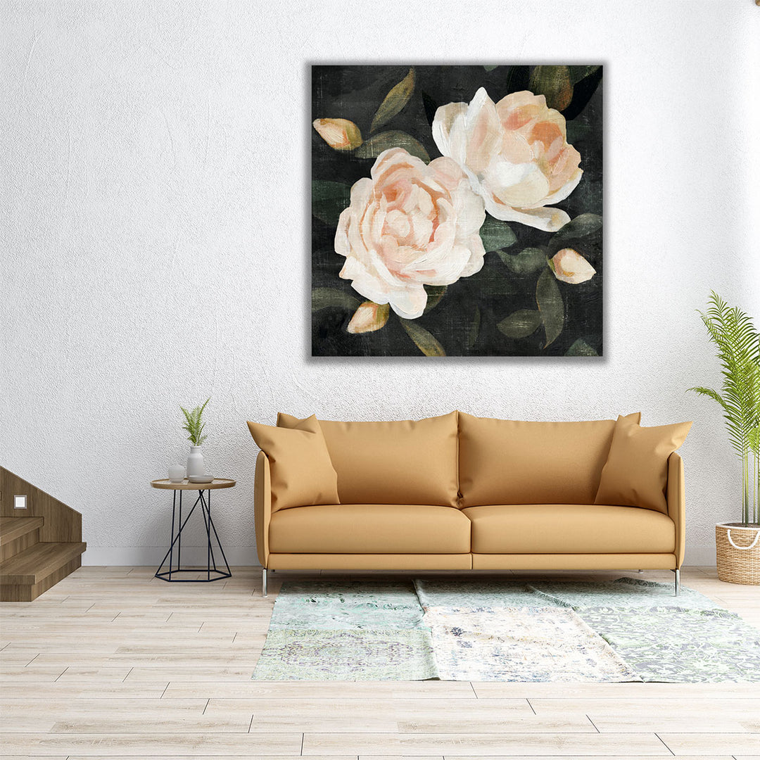 Soft Garden Roses II - Canvas Print Wall Art