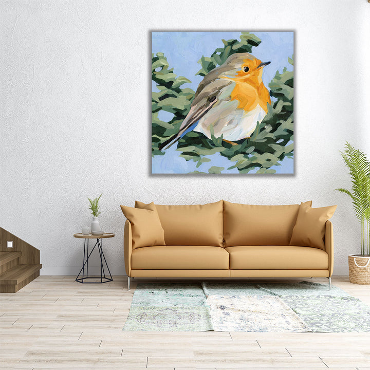 Painterly Bird I - Canvas Print Wall Art