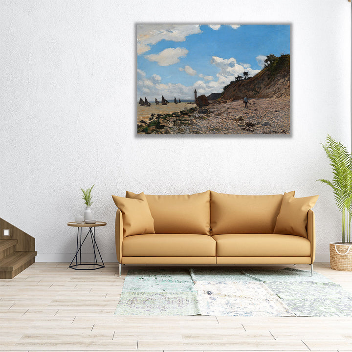 60x45 beach and shoreline canvas in classic style