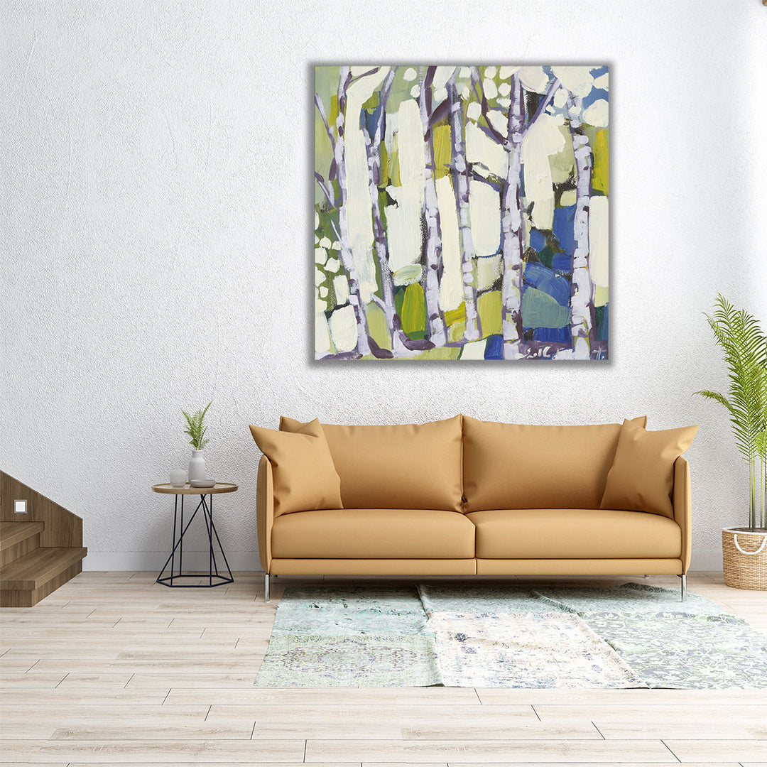 Birch in Summer I - Canvas Print Wall Art