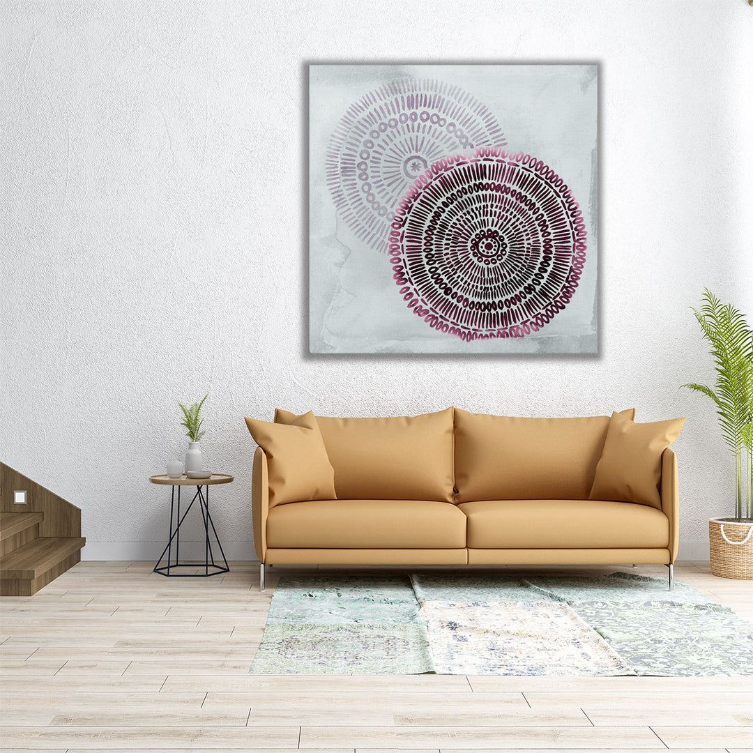 Berry Mandalas I - Canvas Print Wall Art