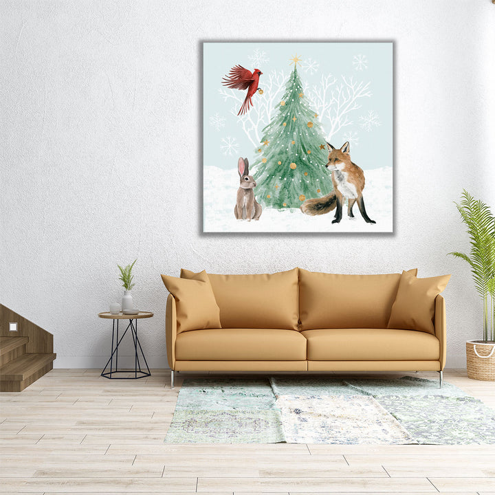 Christmas In The Forest I - Canvas Print Wall Art