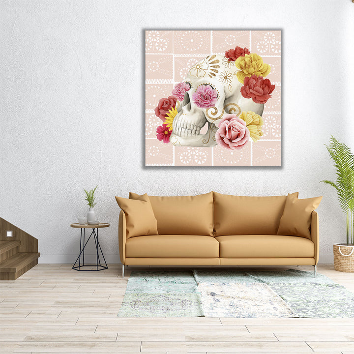 Fiesta De La Vida Muertos III - Canvas Print Wall Art