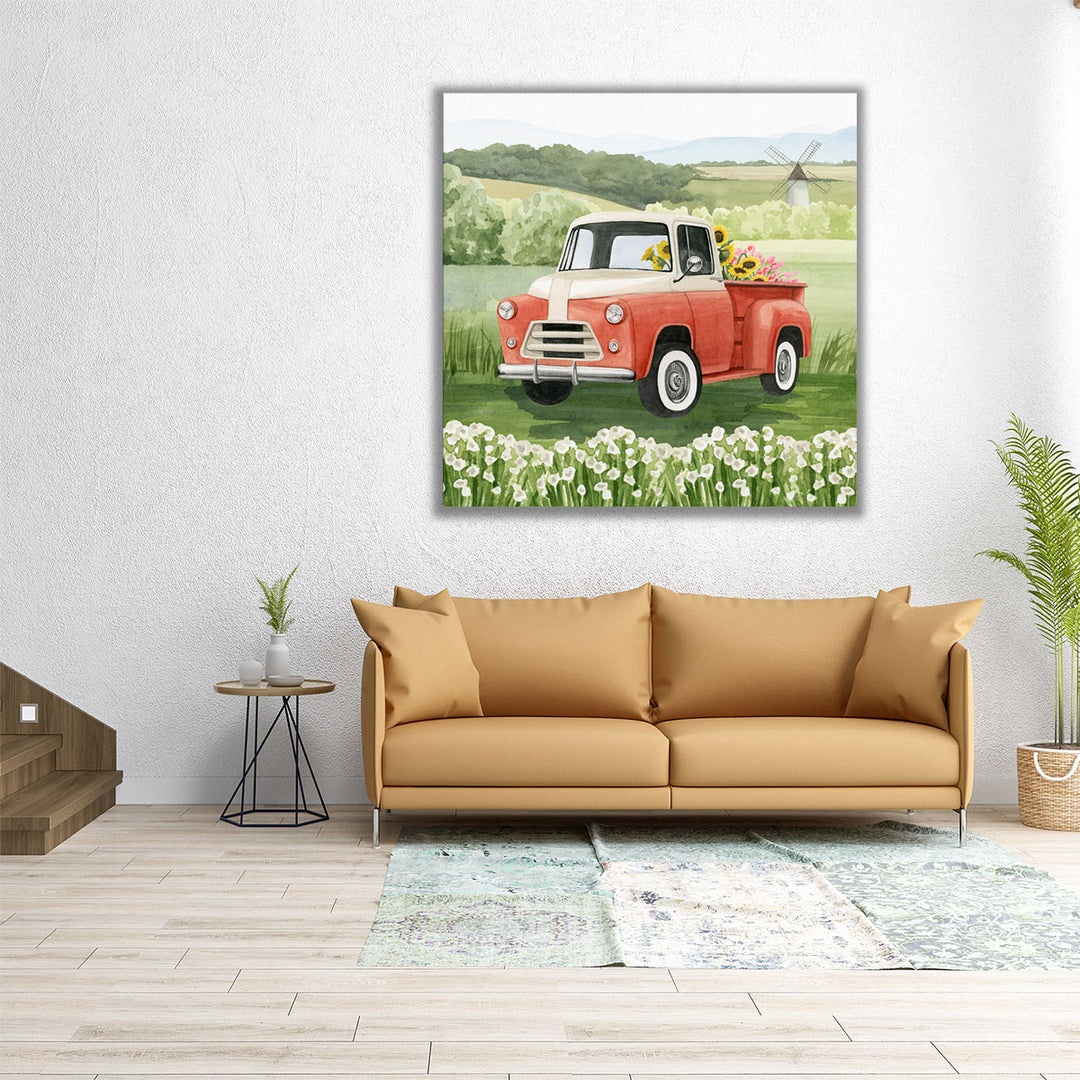 Flower Farm I - Canvas Print Wall Art