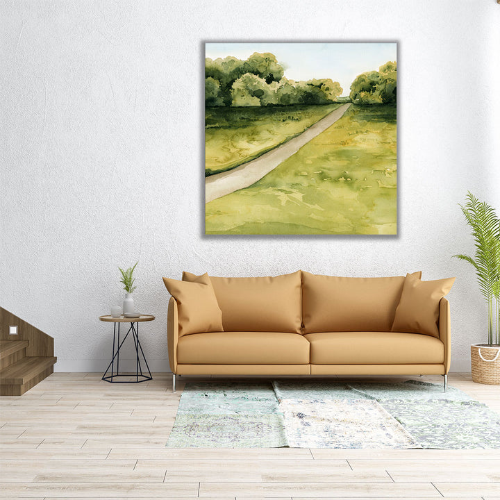 Golden Walk I - Canvas Print Wall Art