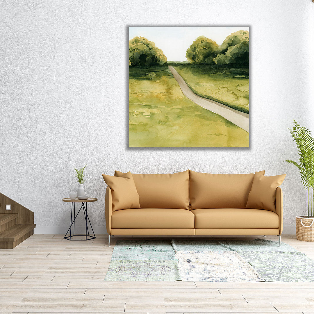 Golden Walk II - Canvas Print Wall Art