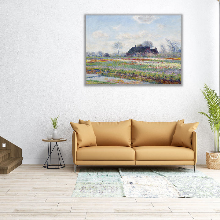 Tulip Fields at Sassenheim, 1886 - Canvas Print Wall Art
