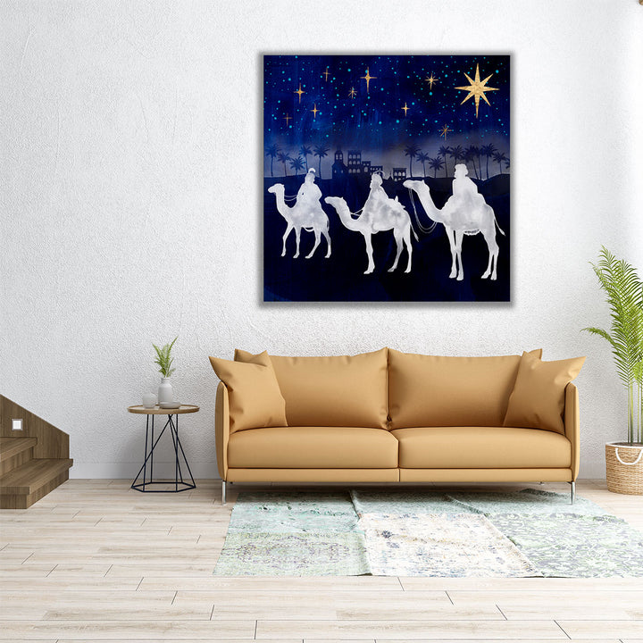 Midnight Star Of Bethlehem II - Canvas Print Wall Art