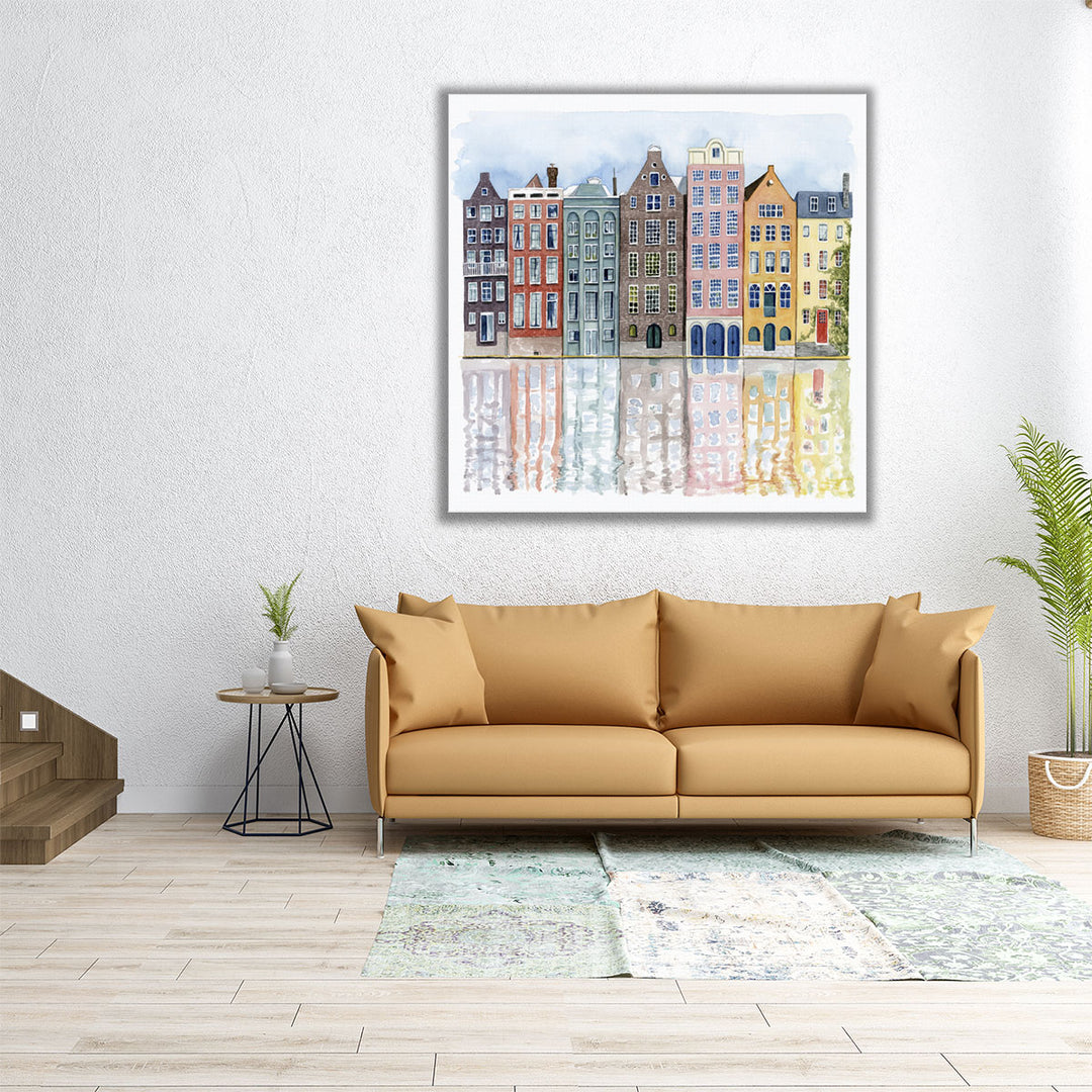 Neighborhood I - Canvas Print Wall Art