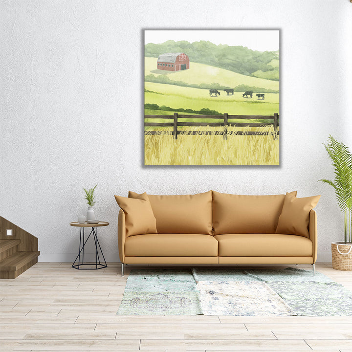 Sunlit Graze I - Canvas Print Wall Art