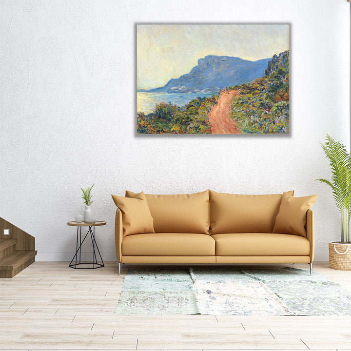 The Corniche near Monaco, 1884 - Canvas Print Wall Art