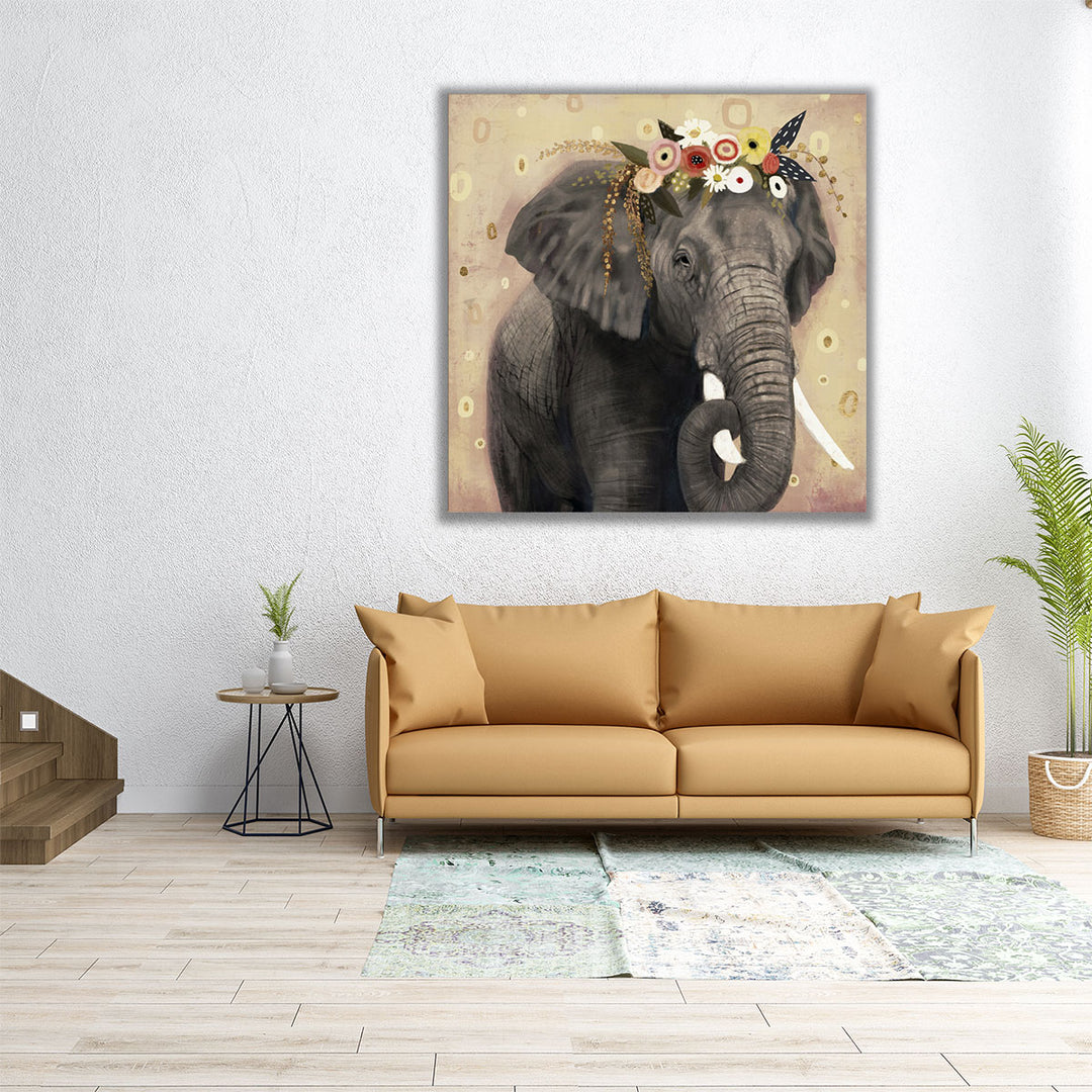 Klimt Elephant I - Canvas Print Wall Art