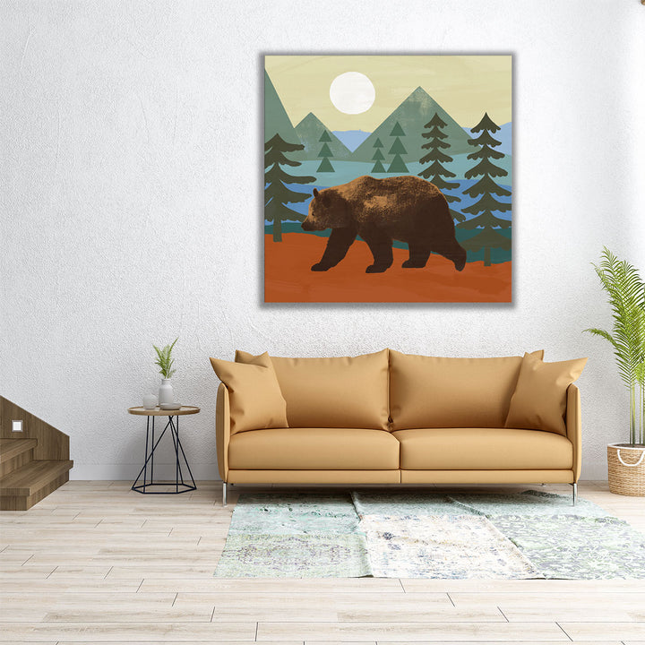 Trailside Animals I - Canvas Print Wall Art