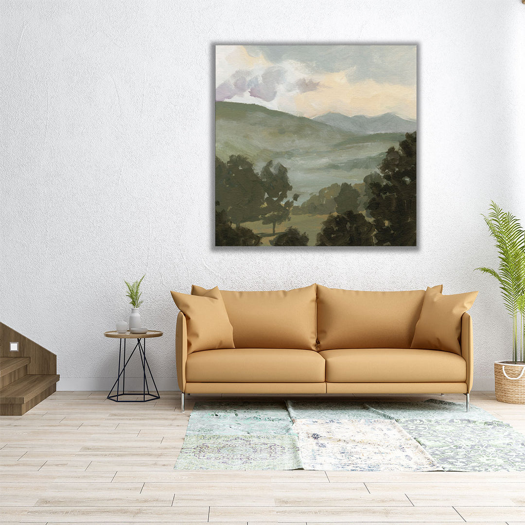 Valley Through The Trees I - Canvas Print Wall Art