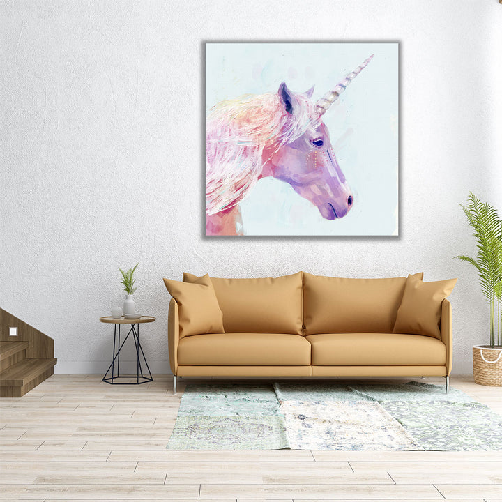 Mystic Unicorn I - Canvas Print Wall Art