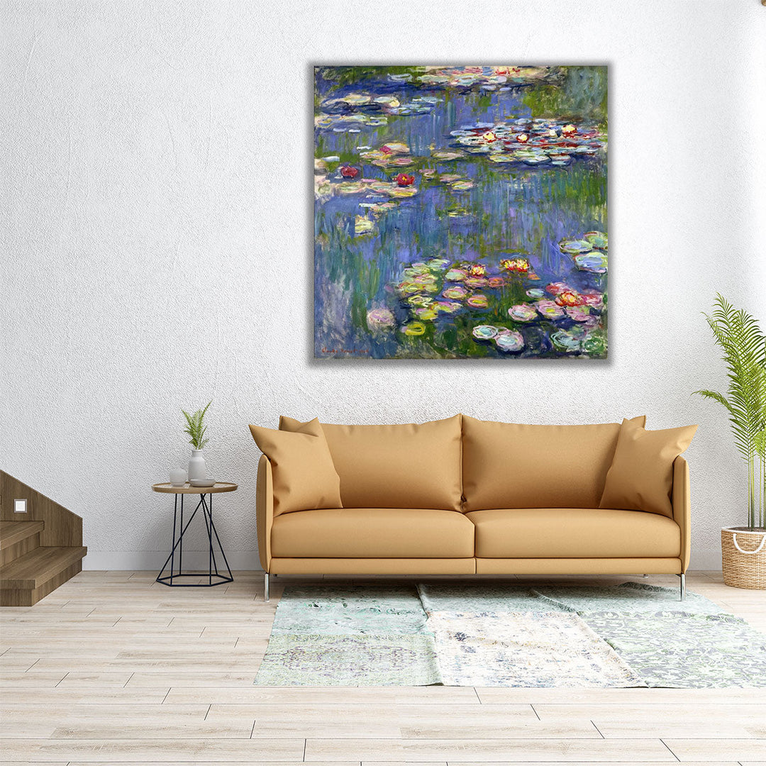 Water Lilies, 1916 - Canvas Print Wall Art