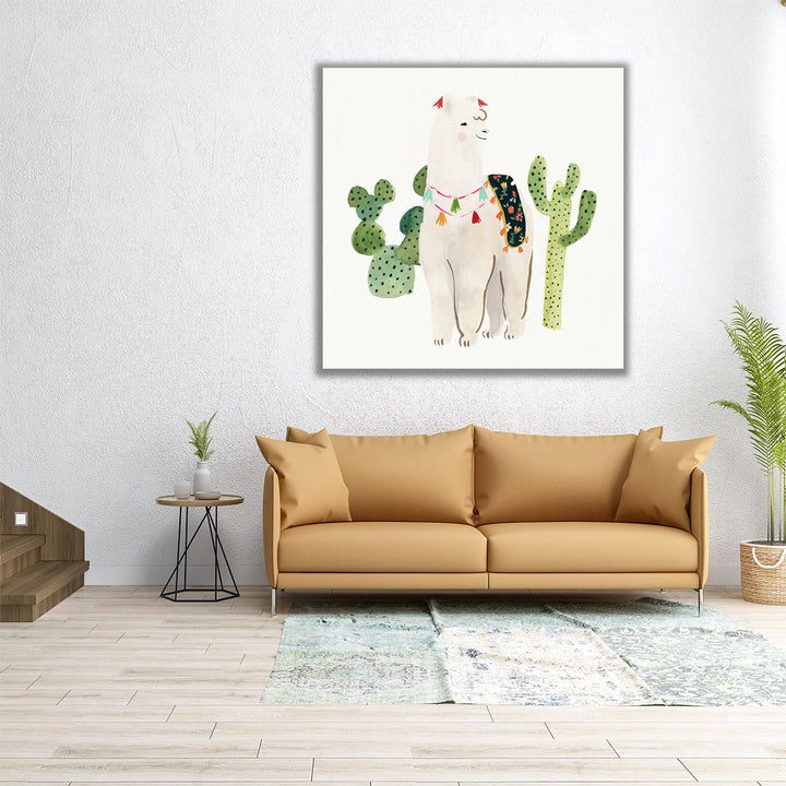 Sweet Alpaca I - Canvas Print Wall Art