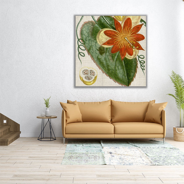 Cropped Turpin Tropicals I - Canvas Print Wall Art