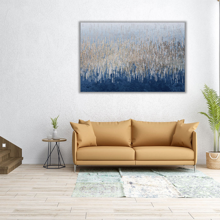 Waves Of Blue - Canvas Print Wall Art