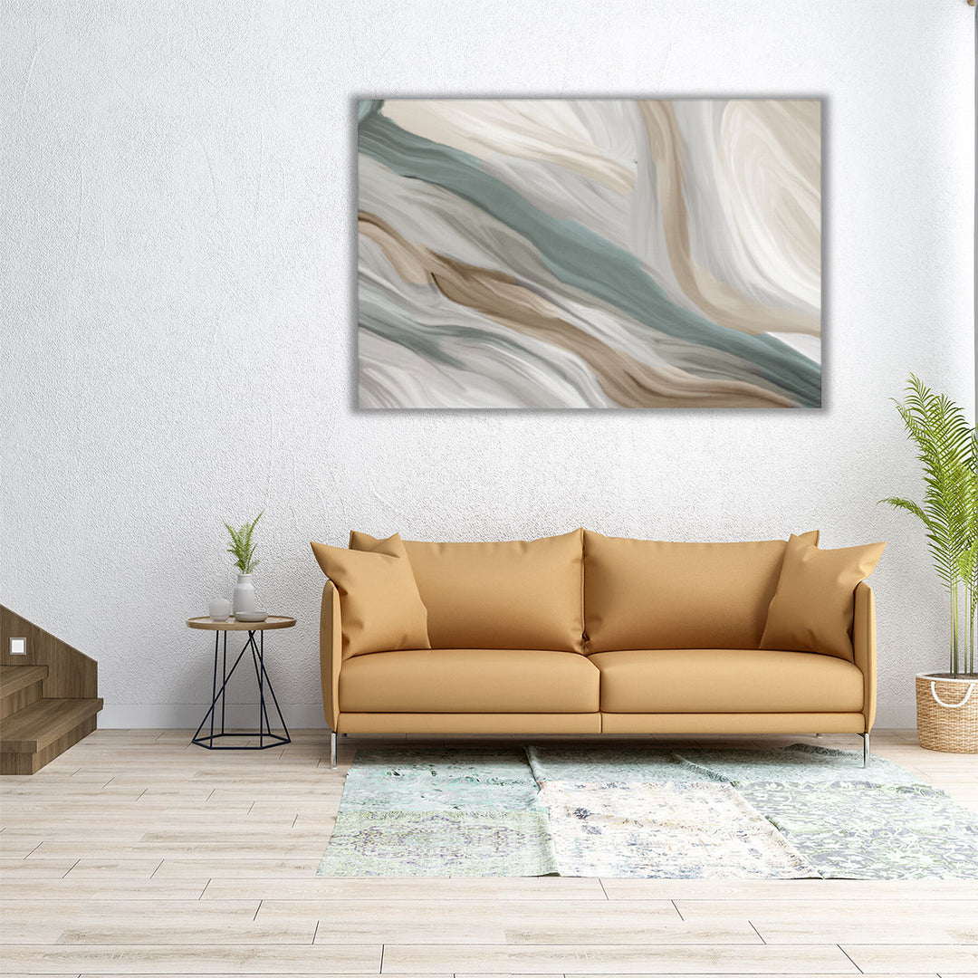 Soft Layers - Canvas Print Wall Art