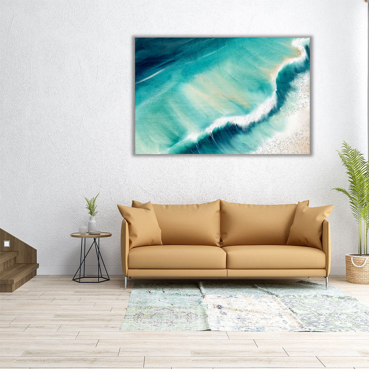 Ariel Ocean - Canvas Print Wall Art