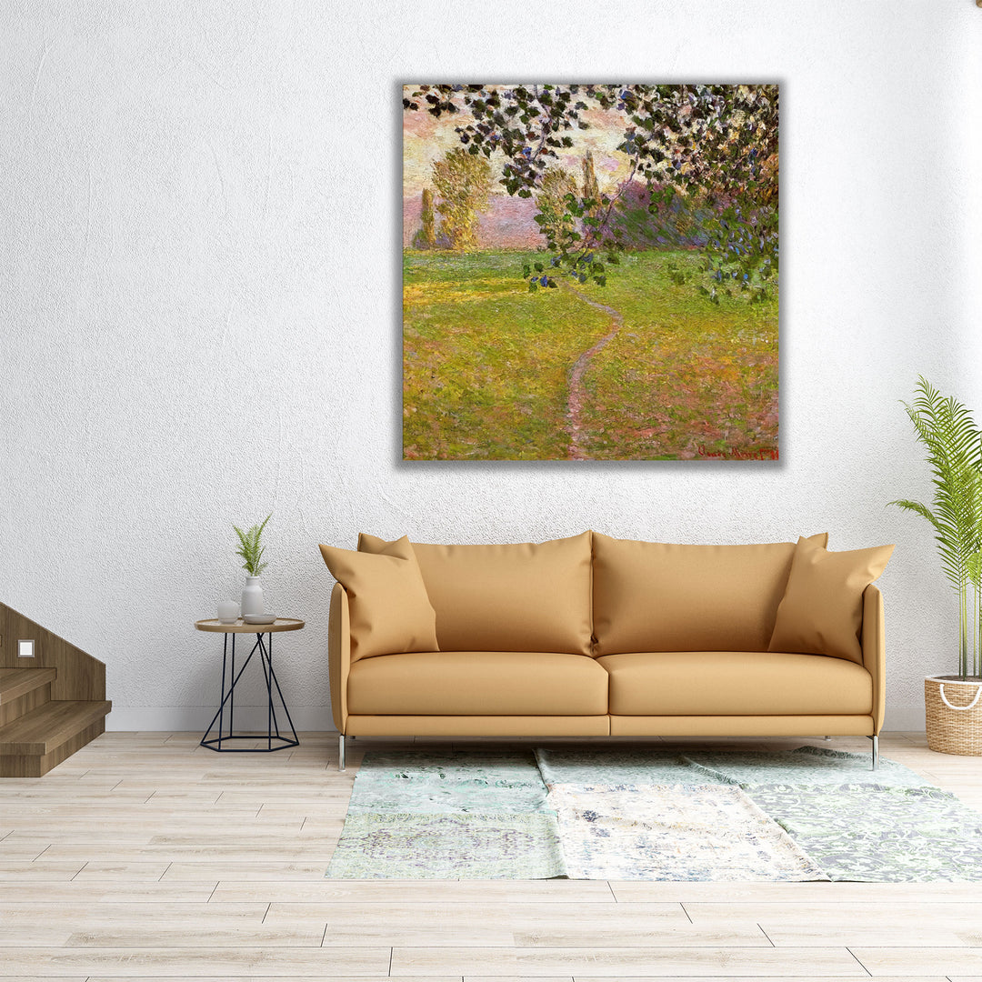 Morning Landscape, Giverny, 1888 - Canvas Print Wall Art