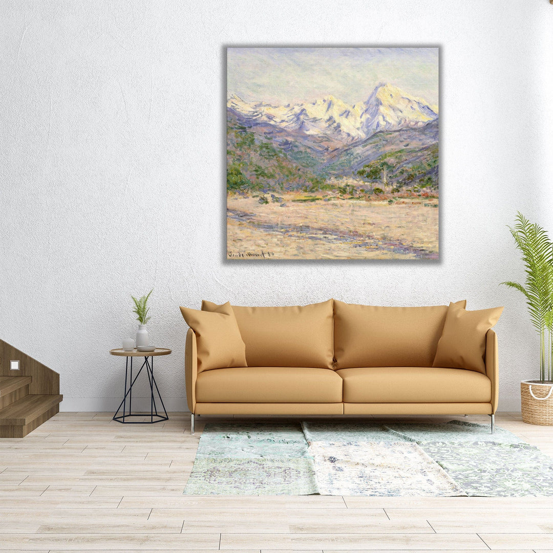 The Valley of the Nervia, 1884 - Canvas Print Wall Art
