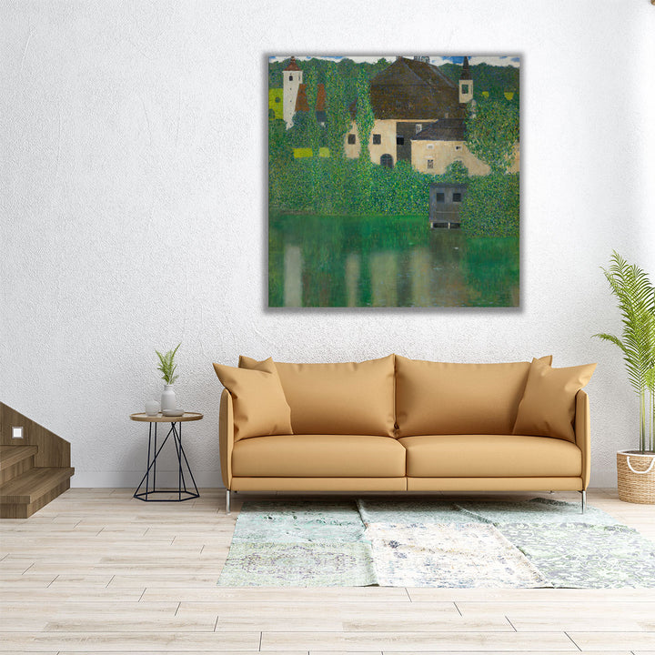 Water Castle - Canvas Print Wall Art