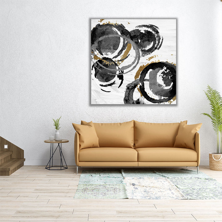 Abstract Circle - Canvas Print Wall Art