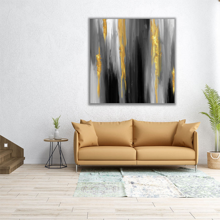 Black Gold Dreams - Canvas Print Wall Art