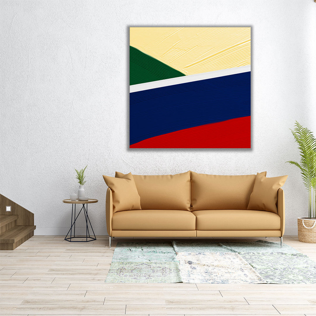 Stacked Color Square 1 - Canvas Print Wall Art