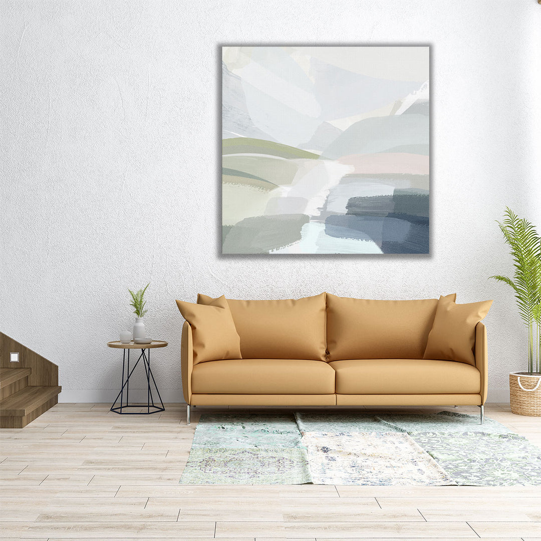 Brush Stroke Landscape - Canvas Print Wall Art