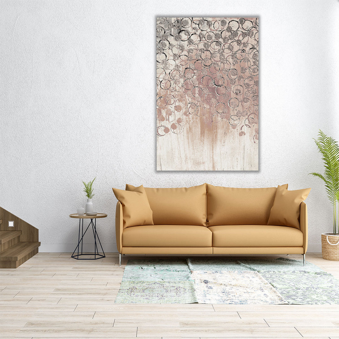 Blush Drops 1 - Canvas Print Wall Art