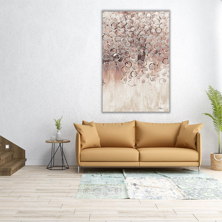 Blush Drops 2 - Canvas Print Wall Art