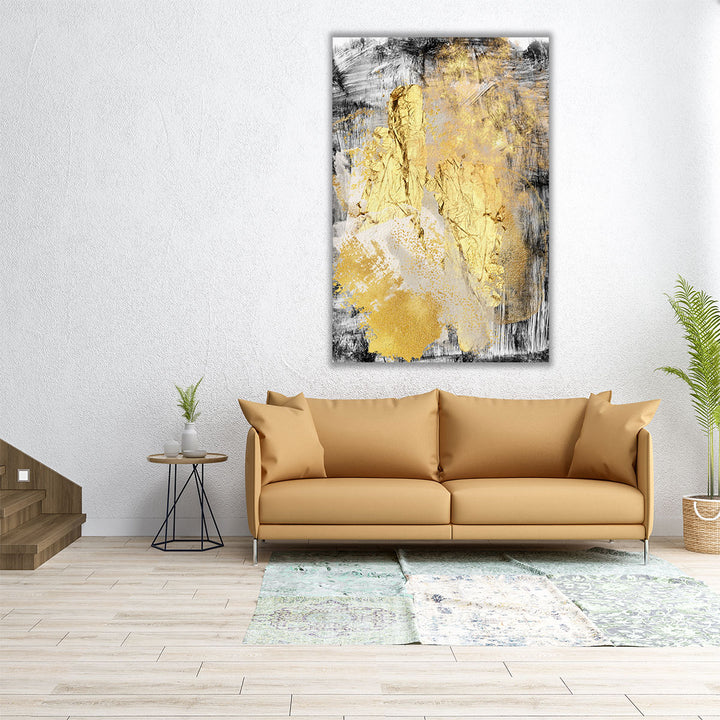 Abstract Foil - Canvas Print Wall Art