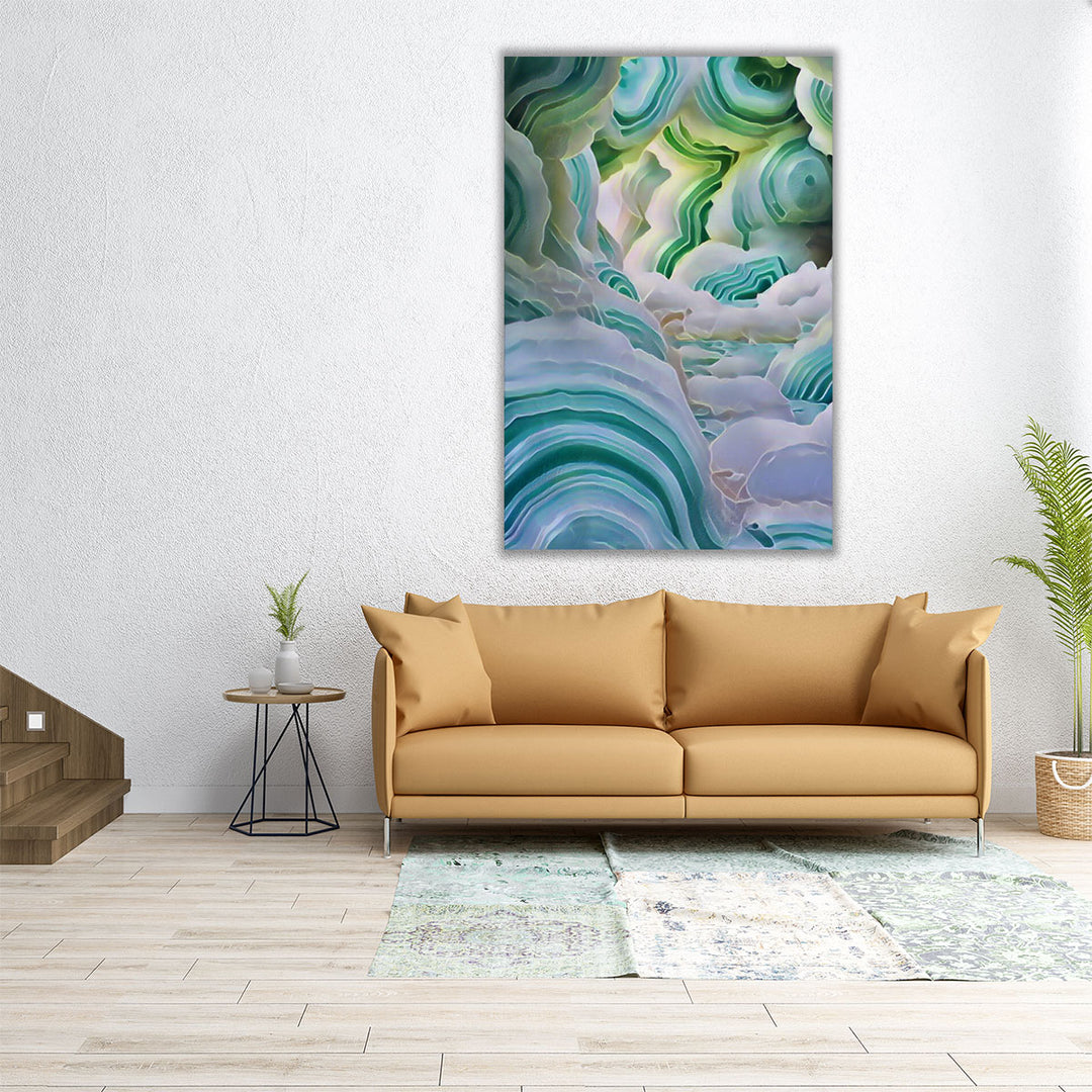 Inside A Geode - Canvas Print Wall Art