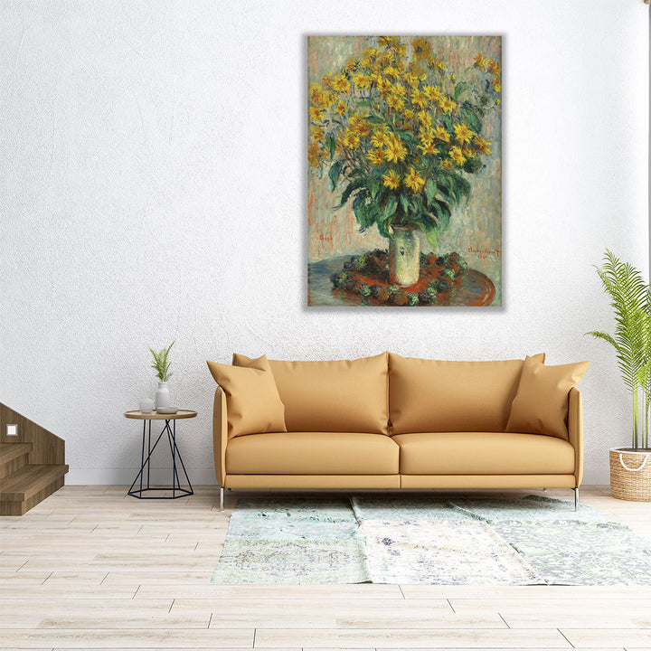 12×16 inch canvas showcasing floral artwork
