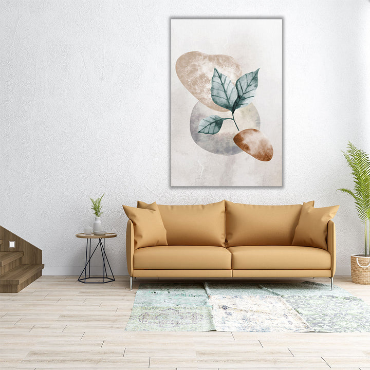 Stone Leaf 1 - Canvas Print Wall Art