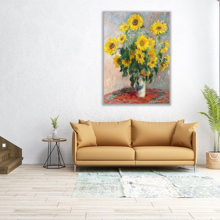 Bouquet of Sunflowers, 1881 - Canvas Print Wall Art